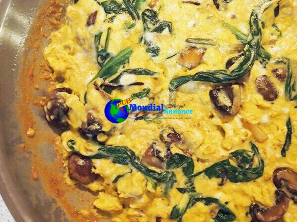 Ramp and Mushroom Frittata