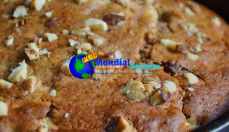 Beautifully Moist Banana, Walnut & Raisin Cake