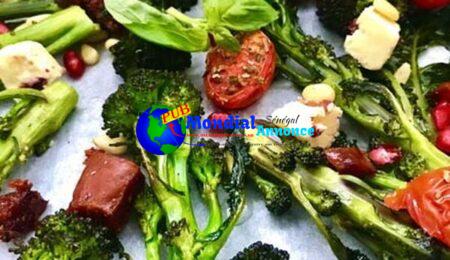 Paleo Oven-Roasted Tenderstem Broccoli Salad