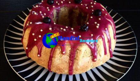 Sweetcorn & Blueberry Cake (Vegan-Friendly)