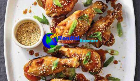 Gradual-Cooker Sticky Sesame Rooster Drumsticks