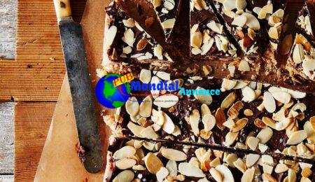 Chocolate-Lined Almond Halvah