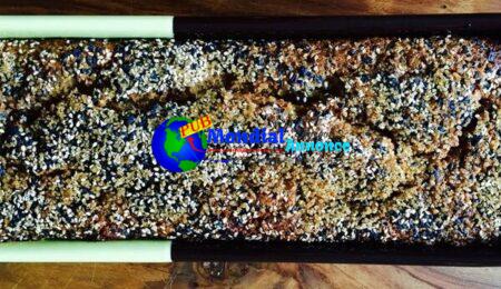 Black Sesame Buckwheat Banana Bread