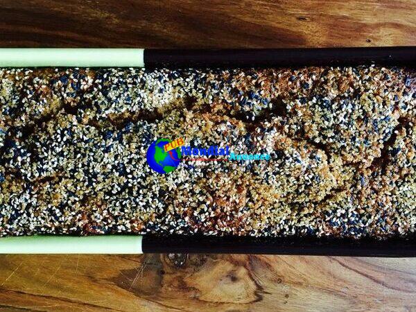 Black Sesame Buckwheat Banana Bread