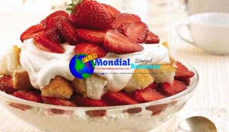 Angelic Strawberry Trifle