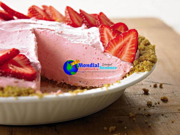 Strawberry Yogurt Pie