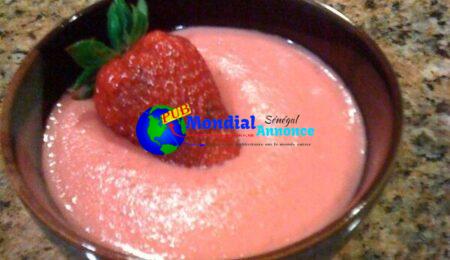 Strawberry Lemon Pudding