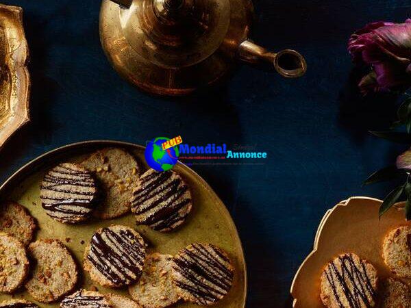 Flourless Almond Cookies With Cardamom, Orange Zest, and Pistachios