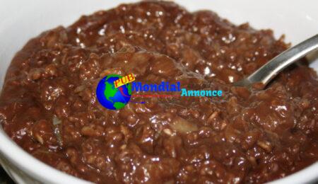 Chocolate Monkey Oatmeal (For One – Gluten Free)