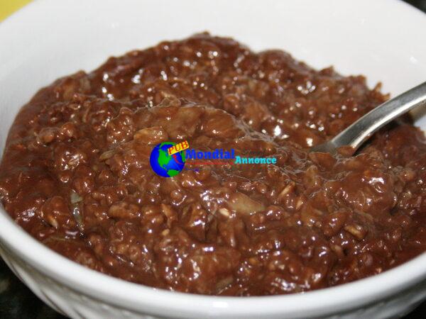 Chocolate Monkey Oatmeal (For One – Gluten Free)