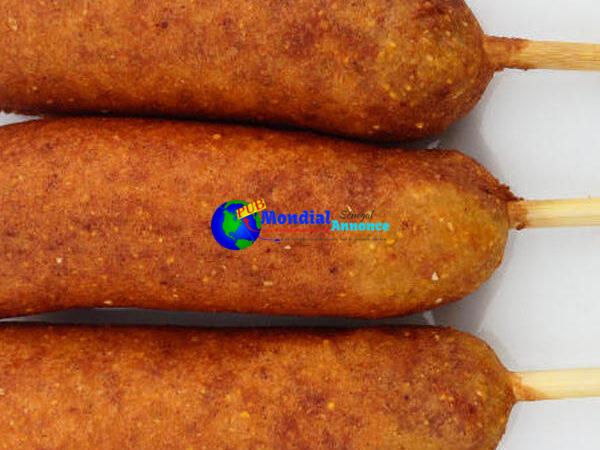 Gluten Free Rooster Sausage Corndog