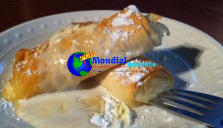 Phyllo Candy Ricotta Rolls