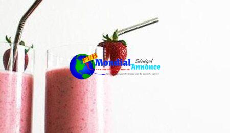 Strawberry-Coconut Lassi