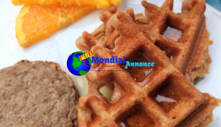 Gluten Free Spiced Orange Waffles