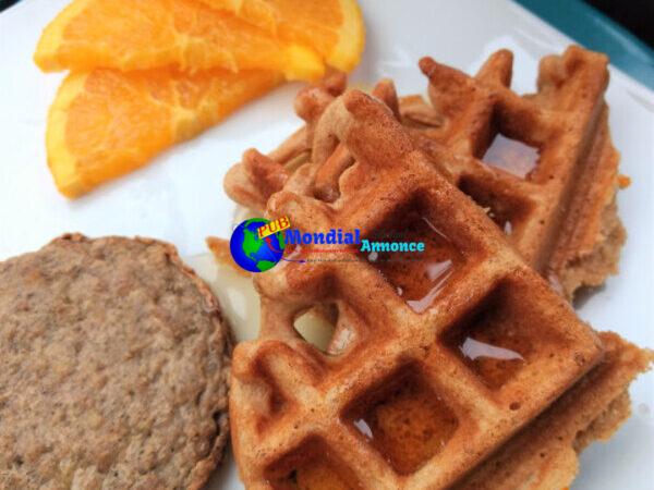 Gluten Free Spiced Orange Waffles