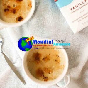 Crème brûlée aux amandes