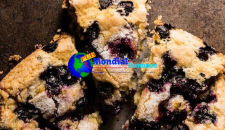 Gluten Free Blueberry Cornbread Cake