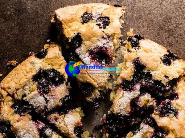 Gluten Free Blueberry Cornbread Cake