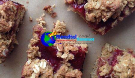 Gluten Free Raspberry Oatmeal Bars