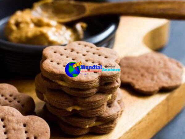 Chocolate Crackers With Peanut Butter Filling (gluten free)