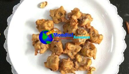 Gluten-Free Apple and Walnut Pakoda/Fritters