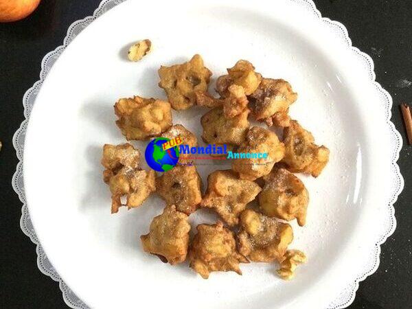 Gluten-Free Apple and Walnut Pakoda/Fritters