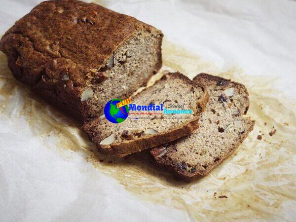 Banana bread (gluten, sugar and lactose free)