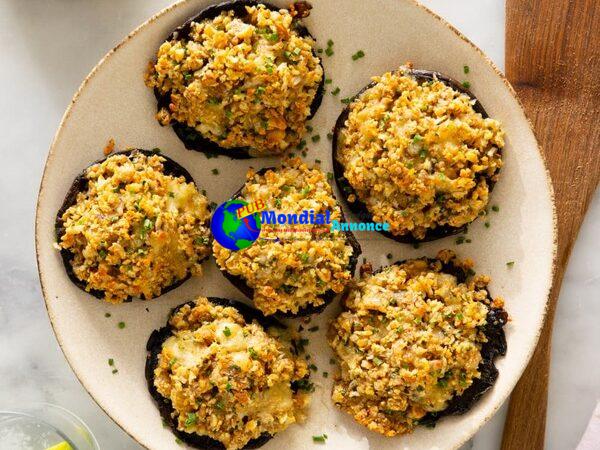 Walnut-Stuffed Portobello Mushrooms Are the Definition of a Plant-Essentially based fully Indulgence