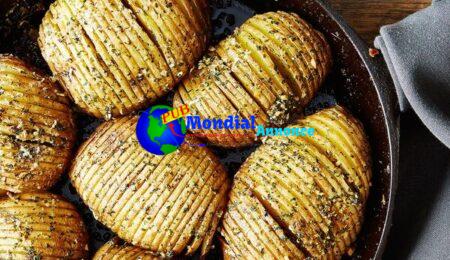 Hasselback Potato Skillet Bake