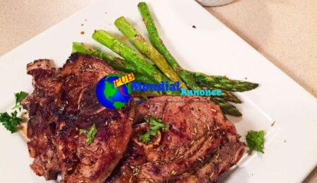 Lamb Chops With Fresh Basil Lamb Sauce