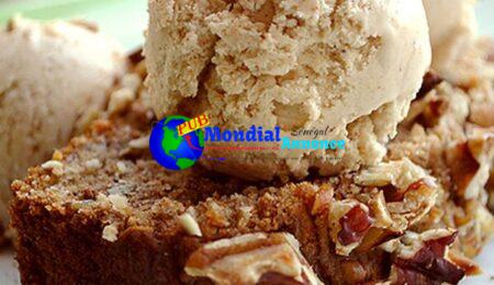 Vanilla Chai Ice Cream with Banana Pecan Bread