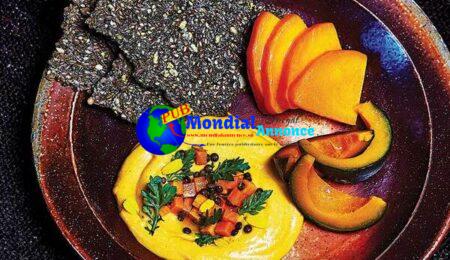 Fermented Squash, Candy Potato, and Sesame Dip