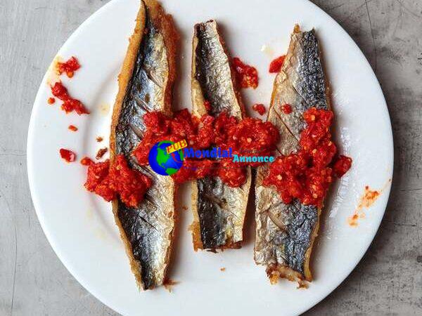 Ikan Balado (Padang-Sort Grilled Mackerel with Sambal)