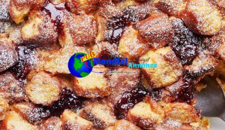 Day-Extinct-Doughnut Bread Pudding