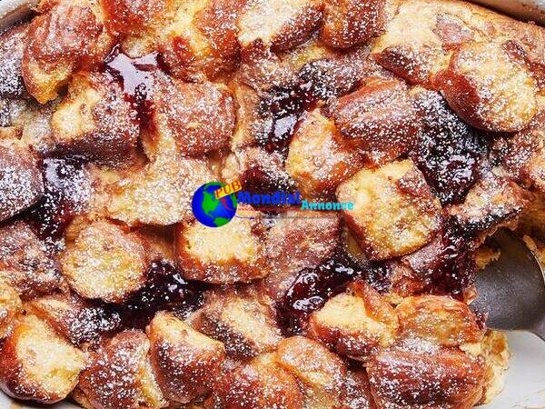 Day-Extinct-Doughnut Bread Pudding