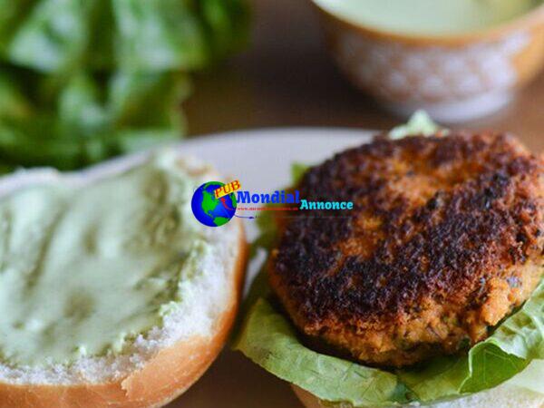 Black Bean-Pumpkin Burgers with Cilantro Yogurt Sauce