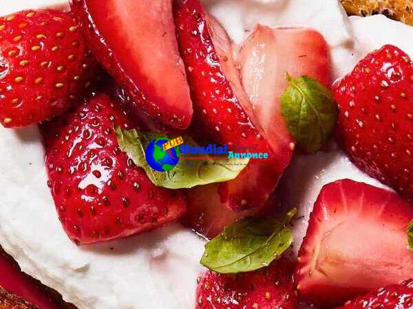 Strawberry Basil Topping