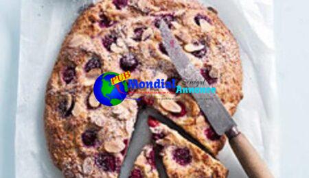 Raspberry And Almond Scones