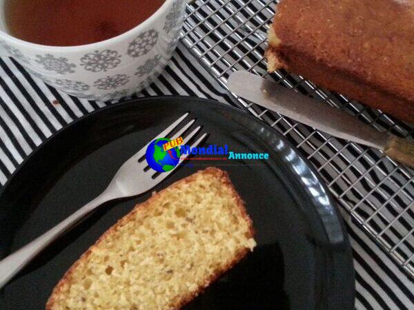 Blood Orange and Lavender Yogurt Loaf Cake