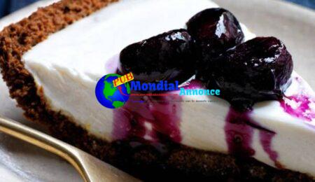 Yogurt Pie with Grape and Sad-Pepper Compote