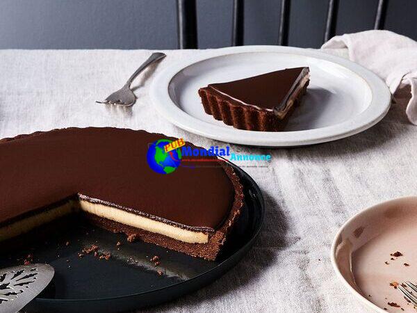 Vegan Chocolate Peanut Butter Cup Tart