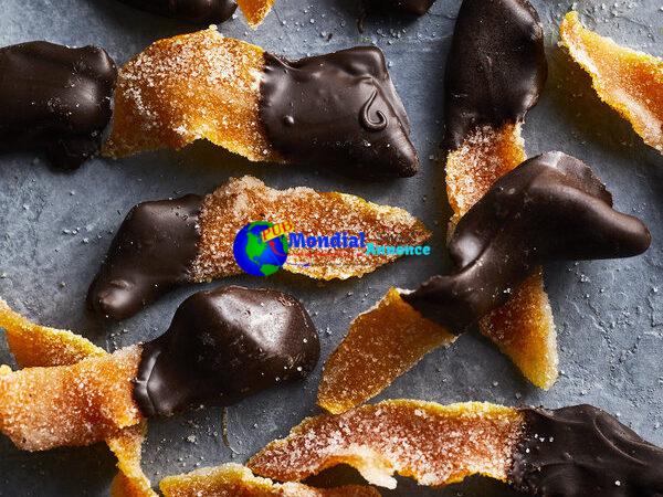 Chocolate-Dipped Candied Orange Peel