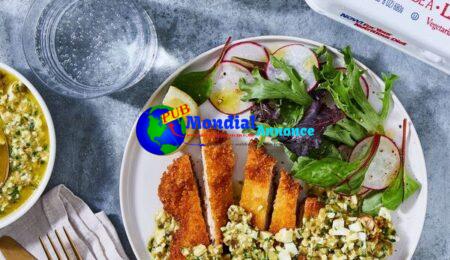 Crispy Chicken Cutlets With Intelligent Olive Gribiche