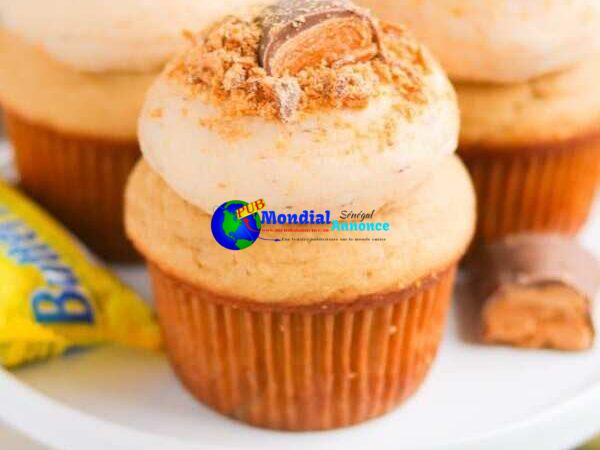 Peanut Butter-Loaded Butterfinger Cupcakes