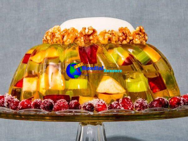 California Waldorf Salad Gelatin Mold