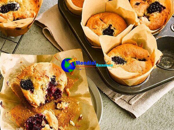 Blackberry muffins