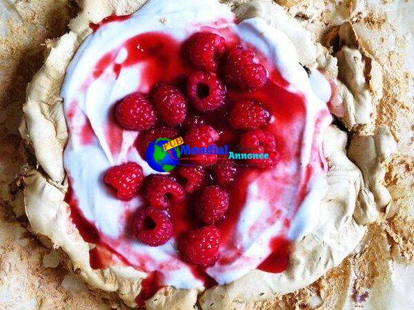 Pavlova with Whipped Coconut Cream