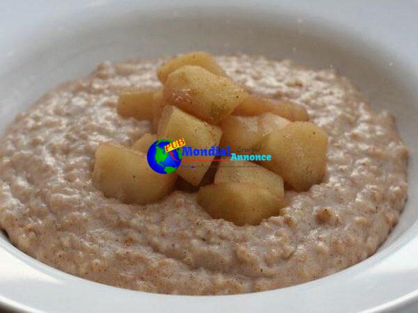 Chai-Spiced Porridge With Stewed Apples