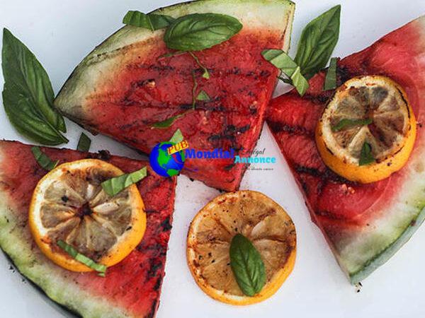 Appetizing Grilled Watermelon for Man Meals Mon