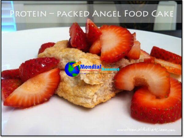 Protein-Packed Angel Food Cake